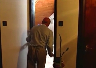 Dad finally caught daughter masturbating
