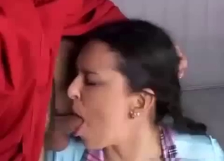 Hot daughter is twerking on a cock